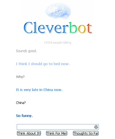 cleverbot会話テキストログ